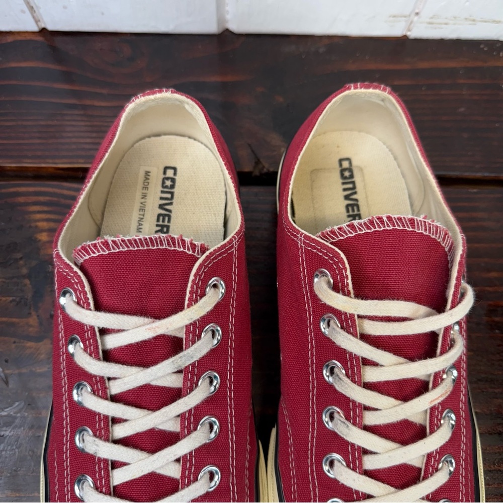 Converse Chuck Taylor All Star Low-Top Sneakers – Red – Men’s 10.5 - Picture 6 of 9